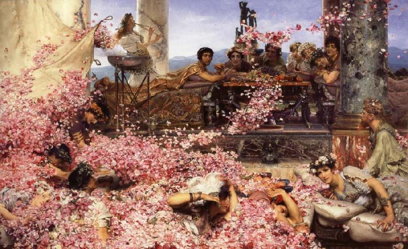 Sir Lawrence Alma-Tadema,OM.RA,RWS The Roses of Heliogabalus